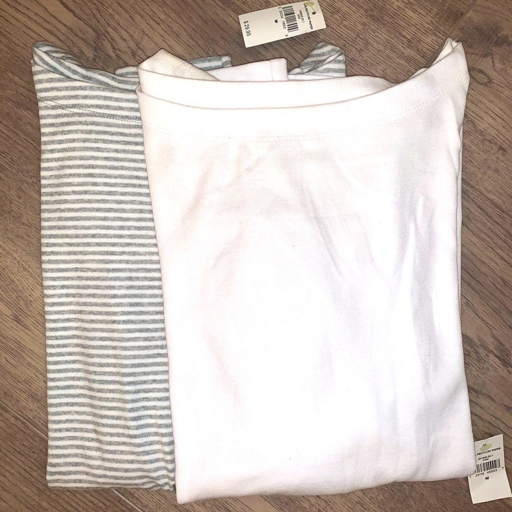 NWT Set of 2 Gap boatneck tee size M